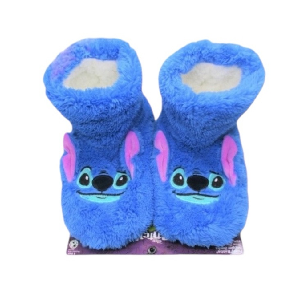 Disney Stitch Plush Booties Slippers